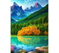 Bullglesup Puzzle per adulti, 1000 pezzi, puzzle con poster con lettera sul retro, pezzi unici che si adattano bene senza polvere (69,8 x 49,8 cm)