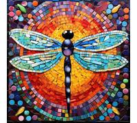 Bullglesup Puzzle per adulti, 1024 pezzi, Dragonfly con poster, si adattano perfettamente tra loro lettere sul retro, senza polvere, regalo per anziani (50 x 50 cm)