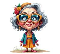 Bullglesup Puzzle per adulti 1024 pezzi, puzzle donna allegra con lettera poster sul retro, pezzi unici si adattano bene senza polvere (50 x 49,8 cm)