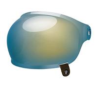 Bullitt Bubble - Visiera per casco, color oro (Gold Iridium), linguetta nera