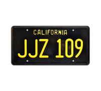 Bullitt | JJZ 109 | Metal Stamped License Plate