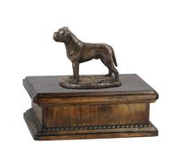 Bullmastiff, Bulmastif - urna per ceneri di cane, urna classica con statuetta, u