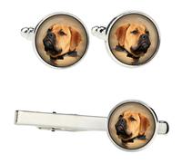 Bullmastiff set di mollette in una scatola con immagine Art-Dog