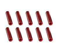 Bullone 10 pezzi M3×30mm Colonna in lega di alluminio esagonale rossa, colonna di collegamento, colonna isolante, anodizzazione, accessori for rack modello(Red,M3x60mm-10pcs)