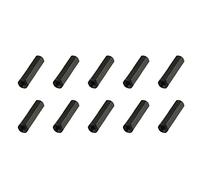 Bullone 10 pezzi M3×30mm Colonna in lega di alluminio esagonale rossa, colonna di collegamento, colonna isolante, anodizzazione, accessori for rack modello(Black,M3x60mm-10pcs)