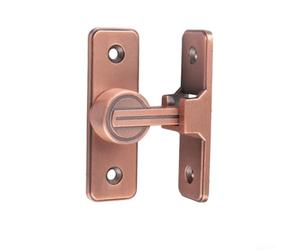 Bullone a 90 gradi che si illumina al buio per porte interne mirate all'uso del bagno e alle architetture di porte vecchie (rosso)