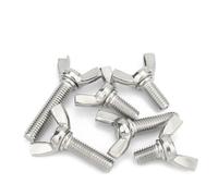 Bullone a farfalla in acciaio inossidabile M6 M8 M10 M12 304 Vite a testa zigrinata con artiglio Serraggio manuale Viti 6 mm 8 mm 30 mm 40 mm 50 mm(M10x16mm 2pcs)
