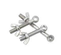 bullone a farfalla, Viti e dadi ad alette in acciaio inossidabile 304 con foro M5-M10 1/2/5 pezzi(2set M10X45)