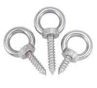 Bullone a gancio ad occhiello, Bullone ad occhiello autofilettante 304 Confezione da 2-4 pezzi Diverse misure(M6*80mm 4pcs)