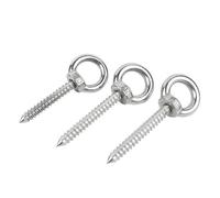Bullone a gancio ad occhiello, Bullone ad occhiello di sollevamento M4-M16 Vite for legno Metrico A2/304 Ganci anello tondi Viti for autofilettanti(M8x100mm)