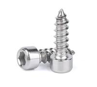 Bullone a gancio ad occhiello, Bulloni, viti, bulloni, 10 pezzi/lotto M2 .5 M3 M5 M6 Vite autofilettante a testa cilindrica con esagono incassato esagonale(20mm X10pcs,M2.5)