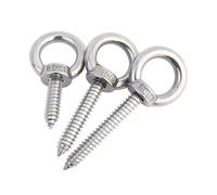 Bullone a gancio ad occhiello, Viti autofilettanti con anello di sospensione 304 ganci ad tondo(M6X50-5pcs)