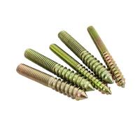 Bullone a gancio M4 M5, tasselli for legno e metallo, viti autofilettanti a doppia estremità for il fissaggio di mobili, perni filettati for legno, 30 pezzi(M4X30MM)