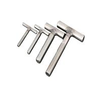 Bullone a inserimento con scanalatura a T, viti for piastra di pressione a forma, M5 M6 M8 M10 M12 Vite a in acciaio inossidabile a chiodo for saldatura cilindrica(M8x50mm 5pcs)