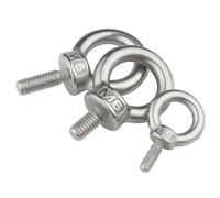 Bullone A Occhiello 1-2 pezzi M4 M5 M6 M8 M10 M12 304 in acciaio inossidabile con occhiello di sollevamento/vite ad anello, bullone, dado aggancio, viti(Lifting Eye Screws,M10 (1pc))