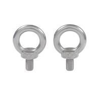 Bullone a occhiello a spalla in acciaio inossidabile M12 da 2 pezzi, bullone ad anello di sollevamento for macchinari pesanti for apparecchiature di ingegneria(M12x40mm)