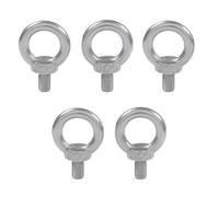 Bullone a occhiello, Bulloni a occhiello di sollevamento in acciaio inossidabile da 5 pezzi Dado hardware, a a forma anello M8 Vite filettata maschio(M8x15mm)