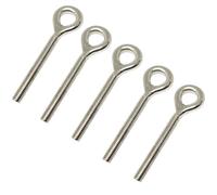 Bullone a occhiello da 5 pezzi M8 realizzato in Inox 304 Vite ad anello robusto e resistente alla ruggine Lunghezza 95 mm per progetti sospesi da giardino