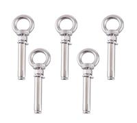 Bullone a occhiello in acciaio inossidabile Vite a golfare ad espansione M6 in acciaio inossidabile 304 da 5 pezzi for muro di cemento M6x (50-150) mm(M6x90mm)