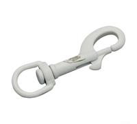 Bullone a scatto in acciaio inossidabile 316 con estremità singola per cintura di peso e ingranaggi da 75 mm di grado marino (bianco)