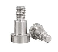 Bullone a spalla in acciaio inossidabile, M3 M4 M5 M6 M8 M10 Bullone limite vite con spallamento in acciaio inossidabile 304 di uguale altezza (Colore: 3 mm (2 pezzi), Dimensioni: M6 (diametro spalla