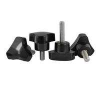 Bullone a testa triangolare in gomma con manopola circolare in acciaio inossidabile SUS304 A2 M4 M5 M6 M8(M4x20mm(2pcs))