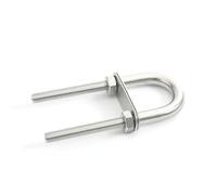 Bullone a U con occhio di poppa for prua for sartiame marino in acciaio inossidabile 304 for fascetta for tubi for parti hardware della barca Per Automobili, Edilizia(M12X150mm)