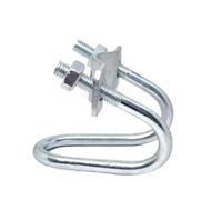 Bullone a U in acciaio inossidabile | Dimensioni multiple M8 for uso in serra for impalcature(25x25mm)