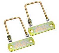 Bullone a U M10 80mm x 115mm N-Bolt 1 COPPIA con Piastre e Dadi ALTA RESISTEN...