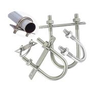 Bullone a U M6/M8 in acciaio inossidabile 304 con clip a U con dado deflettore, combinazione di fibbia a U, vite e morsetto for tubi per Fissaggio Tubi(M6x14x32mm-2set)
