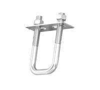 Bullone a U quadrato resistente in acciaio inossidabile - 2 set di morsetti ad angolo retto M6 con deflettore for connessioni sicure(M6x30x55mm)