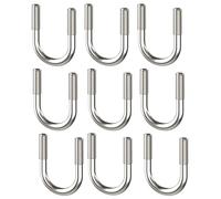 Bullone a U rotondo in metallo, 2 pezzi M10 for installazioni edili Collegamento parti meccaniche Veicoli Navi(M10*25)