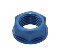 Bullone A Vite Per Dado Asse Ruota Anteriore M16 Rosso/Blu CNC Per YZ125 05-21 YZ250 05-21 YZ250F 05-13 YZ450F 05-13 Viti Dadi(BLU)