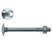 Bullone Acciaio Testa Tonda con Dado Ø 8 mm MMX40 Ambrovit 200 Pezzi
