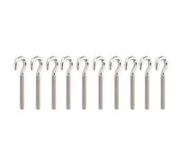 Bullone Ad Occhiello Aperto, Vite Ad Occhiello in Acciaio Inossidabile Hardware Filettato con Gancio a Bullone Aperto, Materiale Eccellente 304, per il Fissaggio di Oggetti