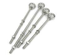 bullone ad occhiello, Bullone a occhiello di sollevamento Dado a 1 pz- 14 pz Dadi a M5 M6 M8 Vite a dado a in acciaio inossidabile 304 Fisheye Eye Slip Hole Golfare durevole(M4x20mm)