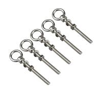 Bullone ad occhiello con spallamento lungo da 5 pezzi con anello dado e foro passante in acciaio inossidabile 316 M6 M8 M10 M12(M10X100)