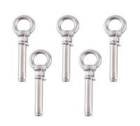 Bullone ad occhiello di espansione, Bullone di espansione M6, 5 pezzi, bullone sollevamento ad anello in acciaio inossidabile 304, vite(M6x50mm)