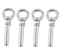 Bullone ad occhiello di espansione for sollevamento anello M10 da 4 pezzi, vite in acciaio inossidabile 304 adatta for muri in mattoni cemento, M10x80mm(M10x80mm)