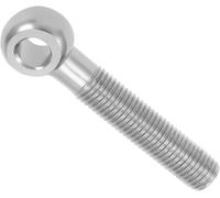 Bullone ad occhiello di sollevamento pesante in acciaio inox 304 M18, 150-200 mm, occhiello per spalla per applicazioni industriali, 1 pezzo (M18 x 180 mm)