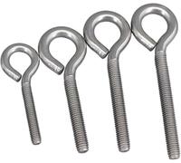 Bullone ad occhiello in acciaio inossidabile, Gancio chiuso a occhiello in acciaio inossidabile 304 con anello e vite di sollevamento(1pcs M8X30)