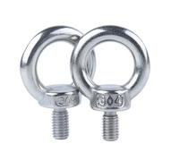 Bullone ad occhiello lungo per sollevamento, Bullone a occhiello in acciaio inossidabile 304 di dimensioni multiple Viti ad anello sollevamento da 1/2/5 pezzi Industriale marino(M10 x 18mm(1Pcs))