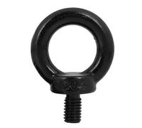 Bullone ad occhiello lungo per sollevamento, Golfare di sollevamento ad anello in acciaio inossidabile 304 nero da M3 a M24 for uso residenziale industriale marino(M10X18 2PCS)