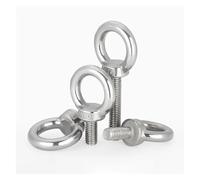 Bullone ad occhiello lungo per sollevamento, Golfare in acciaio inossidabile 304 A2-70 Argento M3-M24 Sollevamento marino(M10x18mm)