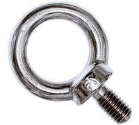 Bullone ad occhiello per sollevamento con spallamento in acciaio inossidabile per macchinari (M12, 1 pezzo)