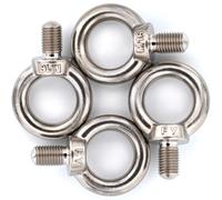 Bullone ad occhiello per sollevamento con spallamento in acciaio inossidabile per macchinari (M16 4 pezzi)