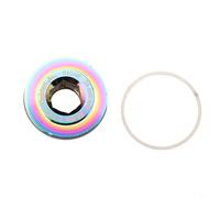 Bullone autoestraente per pedivella per bicicletta, 2430 mm, per ROTOR Aldhu, supporto per pedivelle per bici da strada, con dimensioni dell'asse da 24 mm e 30 mm (bullone arcobaleno R)