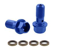 Bullone Banjo M10,1 Paio Di Vite Pinza Freno Moto Freno Moto Viti Tubo Bulloni Per Freno Moto Raccordo Freno In Alluminio Bullone Banjo Banjo Bulloneria E Rondelle Per Cilindro Maestro M10 X1.25
