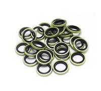 Bullone banjo M8 M10 Vite di scarico dell'olio Rondella di tenuta Guarnizioni for frizione idraulica della motocicletta Pompa freno Tubo flessibile del freno Pinza(40 pieces M10)