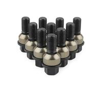 bullone bloccaggio mozzo Compatibile con per Touareg M14*1.5 Bulloni per ruote Accessori per auto Elementi di fissaggio in lega(Black)